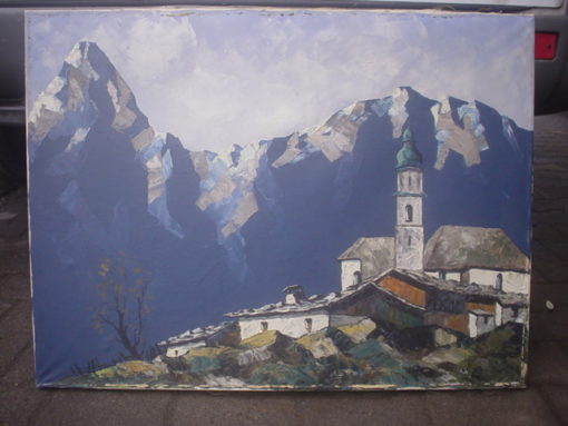 Bergdorf 80 x 60cm