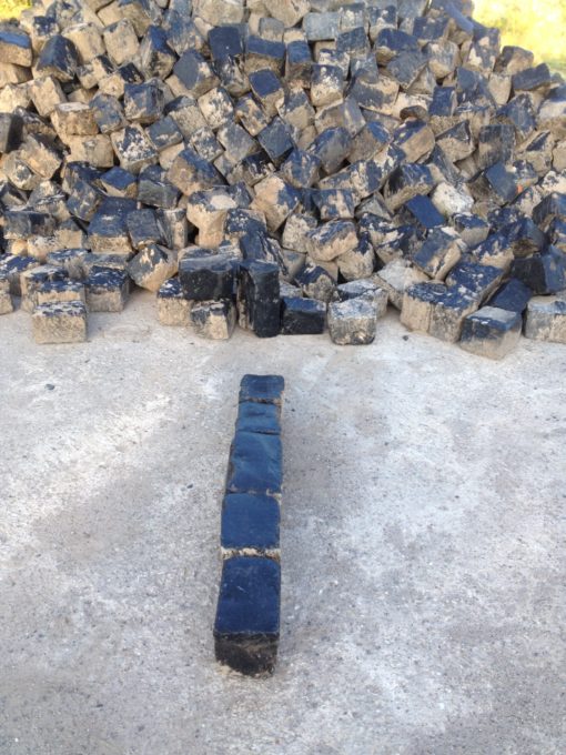 Blaubasalt Binder 12x16-20cm