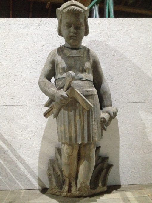 Fassadenfigur um 1900