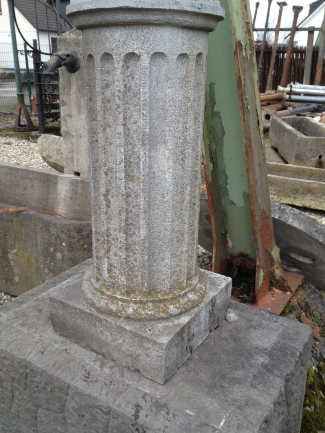 Ziersäule Blaustein | Fachwerk-Antik