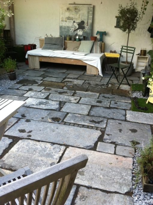 Antike Blausteinplatten bis 100cm