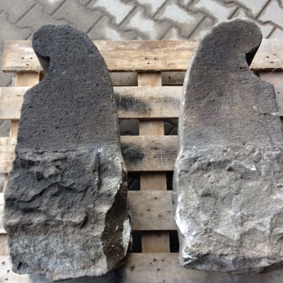 Paar Radabweiser Basalt