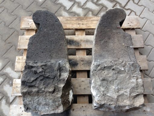 Paar Radabweiser Basalt