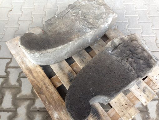 Paar Radabweiser Basalt – Bild 3