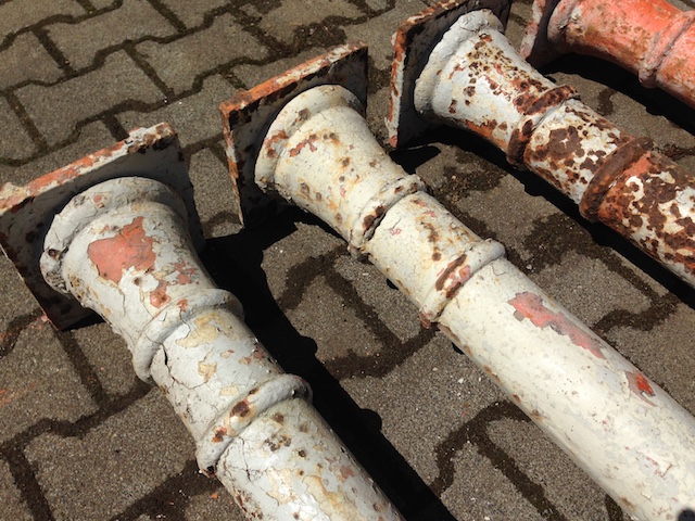Paar Säulen 160cm Gusseisen – Bild 3