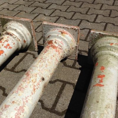 Paar Säulen 160cm Gusseisen
