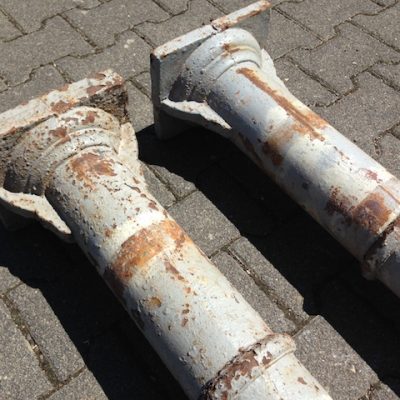 Paar Säulen 180cm  ohne Fuß