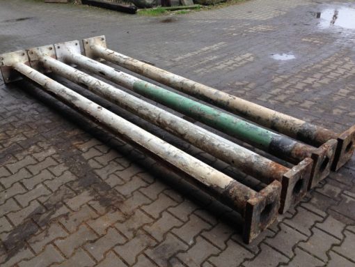 4 Säulen Gusseisen 340cm