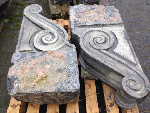 Paar Blausteinkonsolen – Bild 3