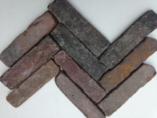 Historisches Amsterdamer Ziegelpflaster waalformat auf 2cm gesägt