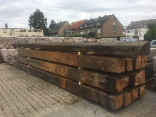 Alte Bongossi-Balken aus Hafenanlagen bis 12m Länge