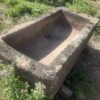Historischer Brunnentrog Sandstein 145 x 78 x 48cm hoch