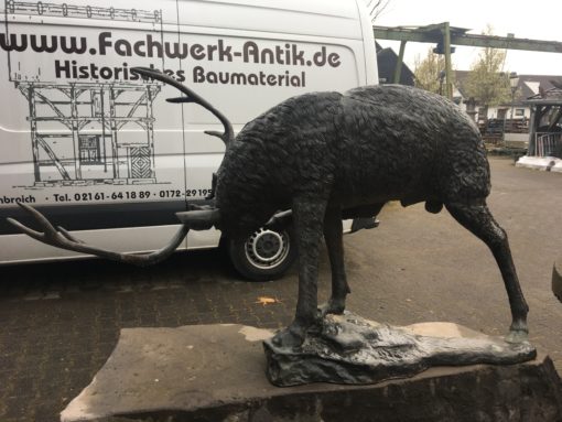 Hirsch Bronzeguss – Bild 2