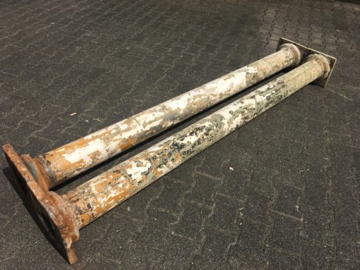 Historisches Säulenpaar Gusseisen 225cm