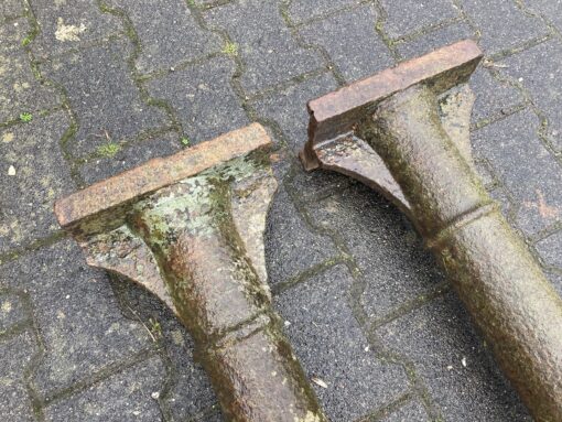 Säulenpaar Gusseisen 222cm – Bild 2
