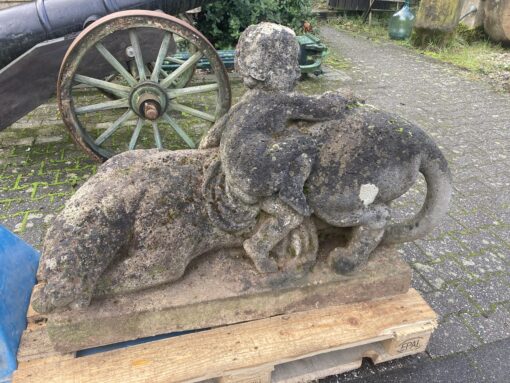 Bacchus Knabe mit Panther Jugendstil – Bild 2